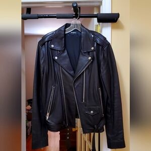The Kooples Lambskin Leather Jacket